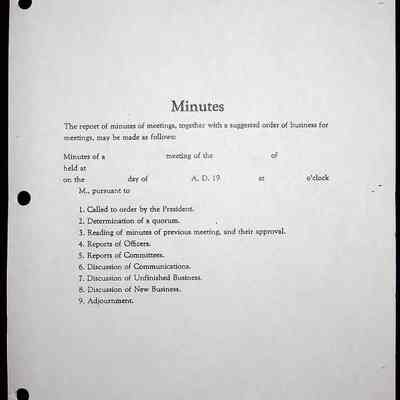 Christiansburg Industrial Institute Board Minutes, July 1947- March, 1967