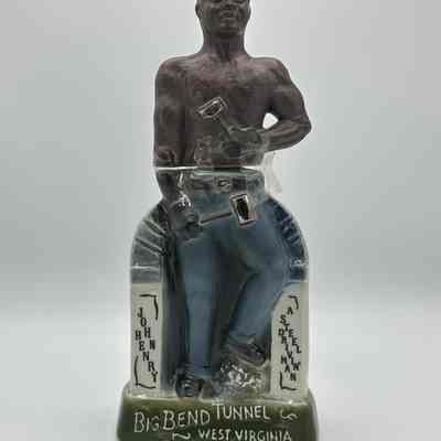 Full John Henry Liquor Bottle