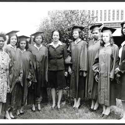 Photograph of CI graduates, undated