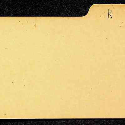Early CI Student Records: K Names