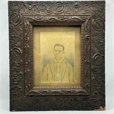 Young Man in White Tuxedo Drawing, undated