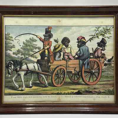 A Colored Coachman, undated