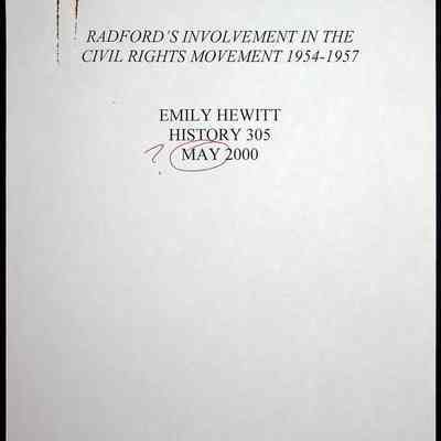 Folder 2: Radford Blacks