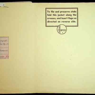 Check Stubs, 1964-1965