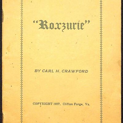 Roxzurie by Carl H. Crawford, 1937