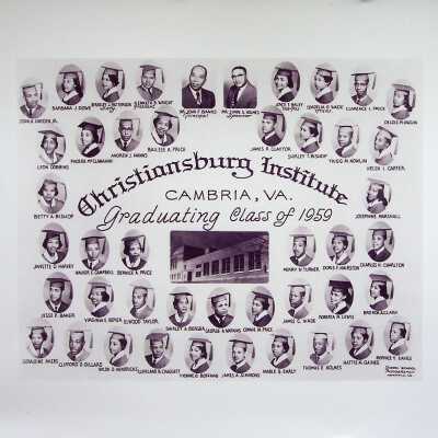 Christiansburg Institute Graduating Class of 1959