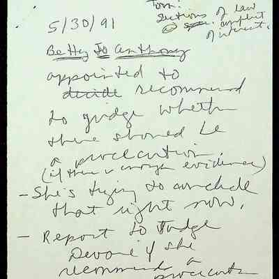 Assorted Notes, E. C. Fine