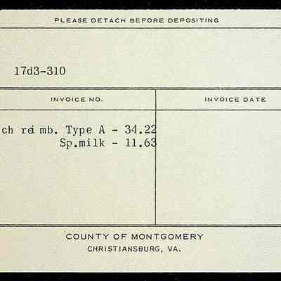 Paid Invoices, 1960s