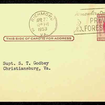 Christiansburg Institute Receipts, 1951-1953
