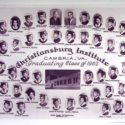 Christiansburg Institute Graduating Class of 1962