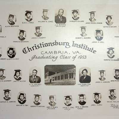 Christiansburg Institute Graduating Class of 1953