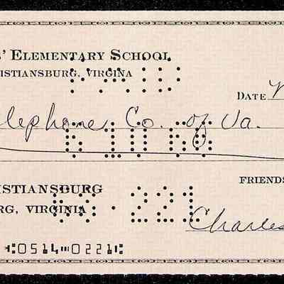 Friends Elementary School Checks, 1965-1966