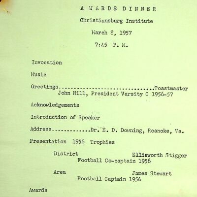 Awards Dinner 1957