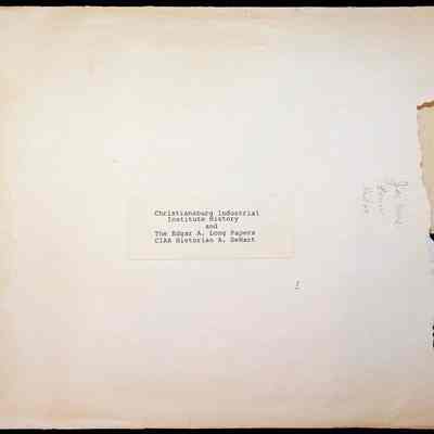 CII and CIAA, 1977-2001: CI History Envelope