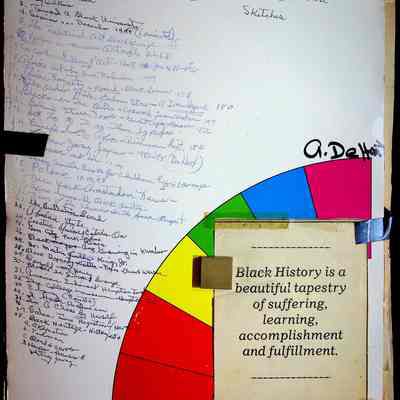 Sketchbook 5: Black History, Printed Media, Sketches