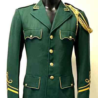 Christiansburg Industrial Institute Green Band Uniform on Display
