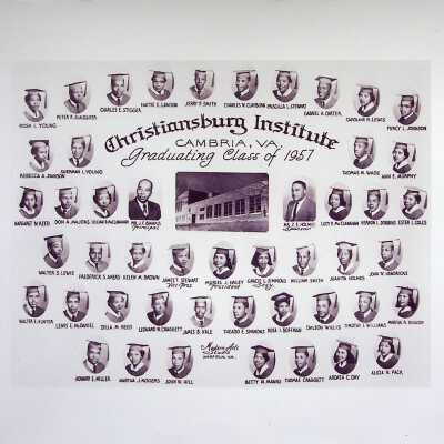 Christiansburg Institute Graduating Class of 1957