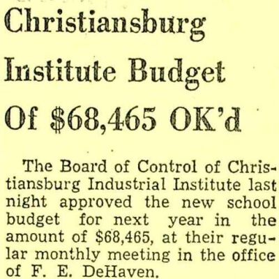 "CI Budget of $68,465 OK'd"