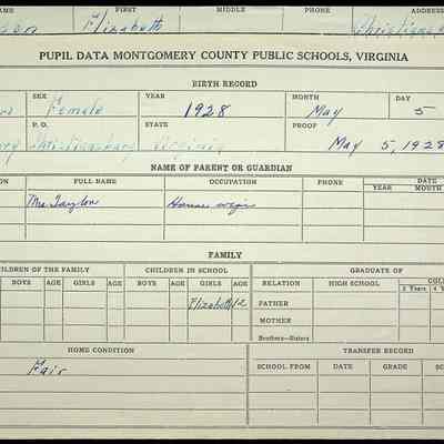 Benson, Elizabeth