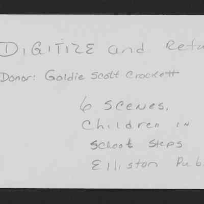 Goldie Scott Crockett Photographs, 1950-1980