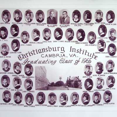 Christiansburg Institute Graduating Class of 1965