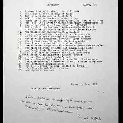 Pulaski County Black History