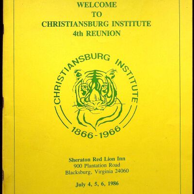 CIAA 4th Reunion Program, 1986
