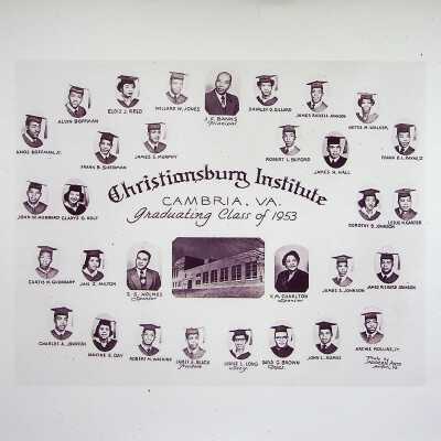 Christiansburg Institute Graduating Class of 1953