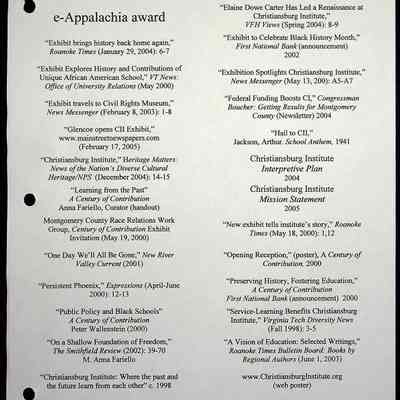 Finding Aid for CIMA Press and Publications (page 2)