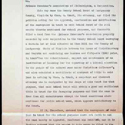 Petition for take over CII, 1935