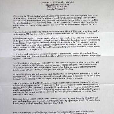 Gary Harkrader Artist Statement, 2021