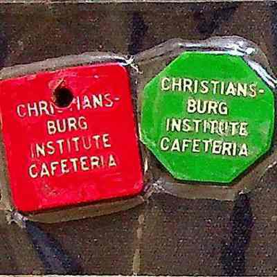 (5) CI Cafeteria Tokens, undated