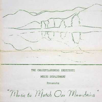 The Annual Spring Concert "Music to Match Our Mountains" 1962