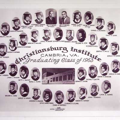 Christiansburg Institute Graduating Class of 1963