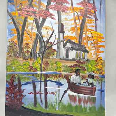Canoe Painting, Smith, undated
