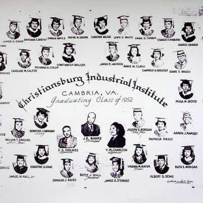 Christiansburg Institute Graduating Class of 1952