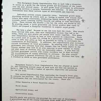 Comprehensive Plan (excerpts)