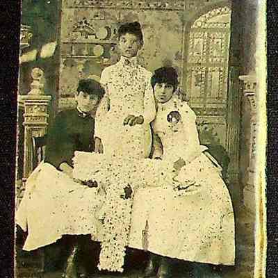 Unknown Women Holding a Cross, undated