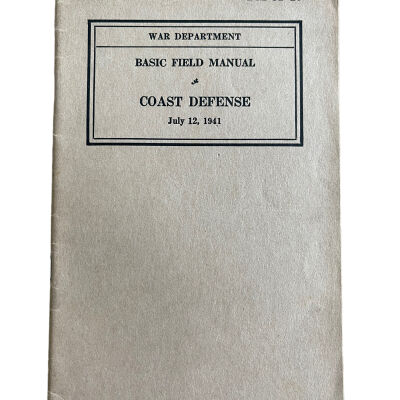FM 31-10 Coast Defense