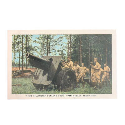 A 155 MM Gun and Crew