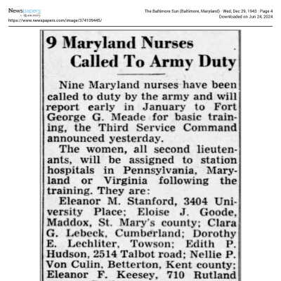 The Baltimore Sun, December 29, 1943