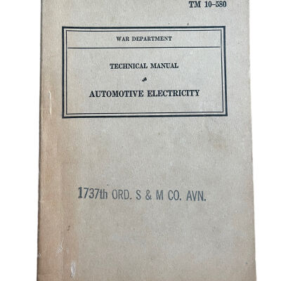 TM 10-580 Automotive Electricity
