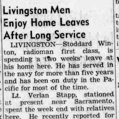 Merced Sun-Star, February 17, 1945