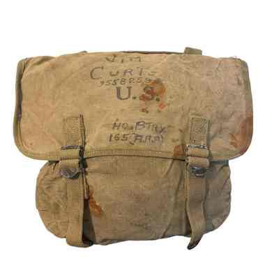 James J. Curts Canvas Field Bag