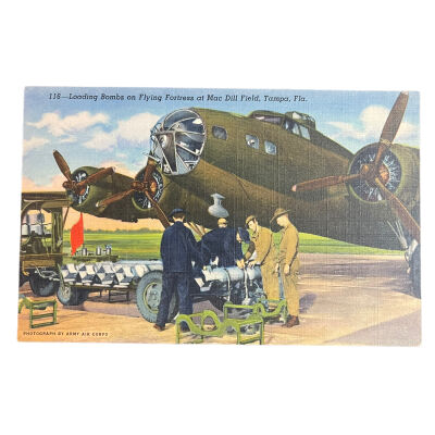 Loading Bombs On Flying Fortress