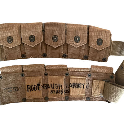Harvey J. Rodenbaugh Cartridge Belt
