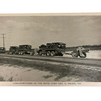 155MM-Howitzers On The Move