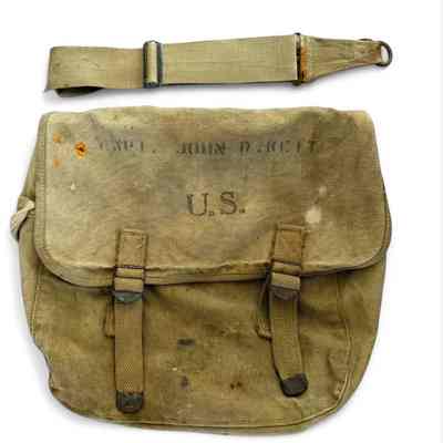 Captain John R. Keith Canvas Field Bag