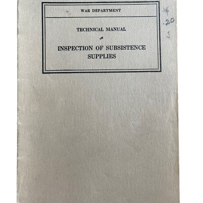 TM 10-210 Inspection of Subsistence Supplies