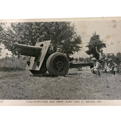 155MM-Howitzer and Crew